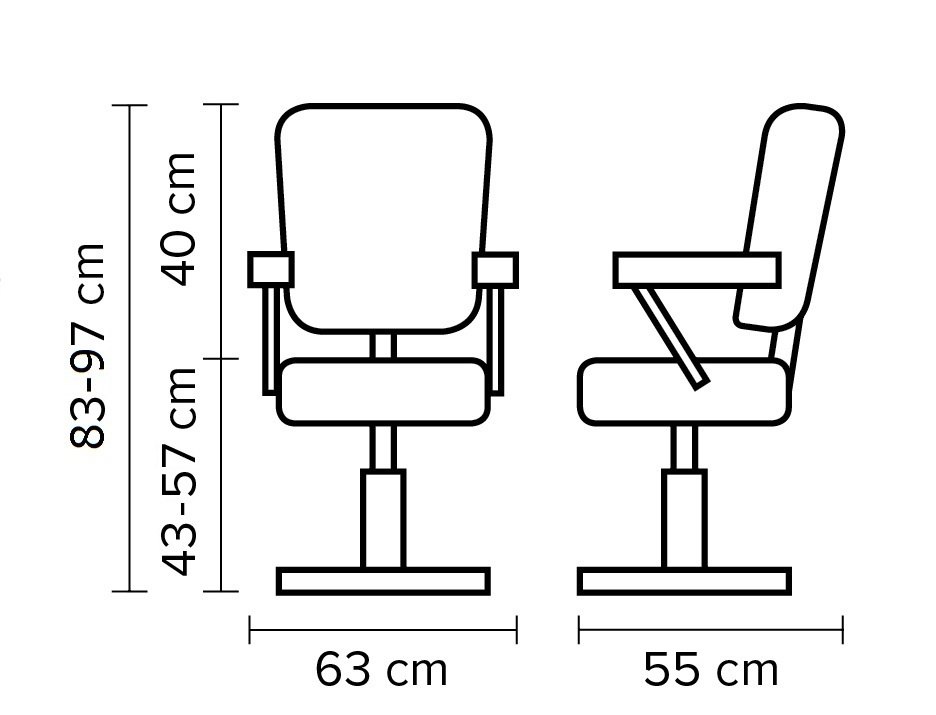 Bedienungsstuhl Sandro-Deluxe Bild 4